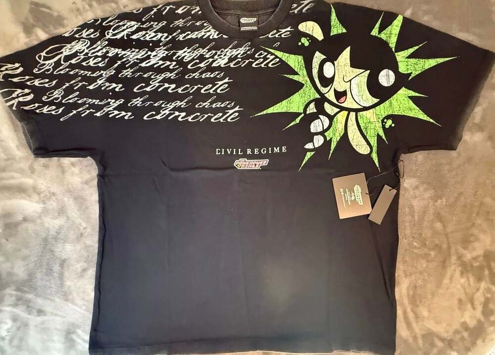 Civil Regime x The Powerpuff Girls Buttercup T-Shirt XXL